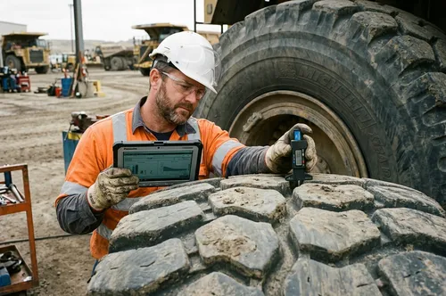 One copper mine, 48 tires, 9,200 hours: a two-year review